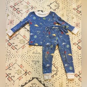 2 SETS KISSY KISSY PJS BOTH 18-24M spaceship GUC/ animals VGUC